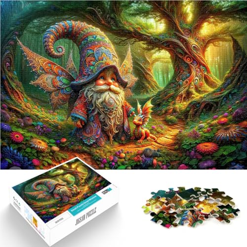 Puzzle 1000 Teile für Erwachsene Lernspiele DIY Spielzeug Gnomen-Treffen denn eignet ganze Familie38x26cm von LKASGCBY