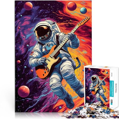 Puzzle 1000 Teile für Erwachsene Lernspiele Heimdekoration Astro spielt Gitarre mit vollständig ineinander greifenden, zufällig geformten Teilen38x26cm Puzzle 1000 Teile für Erwachsene Lernspiele Heimdekoration Astro spielt Gitarre mit vollständig ineinander greifenden, zufällig geformten Teilen38x26cm von LKASGCBY