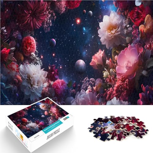 Puzzle 1000 Teile für Erwachsene Stressabbau – Staycation – Zeit totschlagen Blumengalaxie Geschenke für Freunde und Familie52x38cm Puzzle 1000 Teile für Erwachsene Stressabbau – Staycation – Zeit totschlagen Blumengalaxie Geschenke für Freunde und Familie52x38cm von LKASGCBY