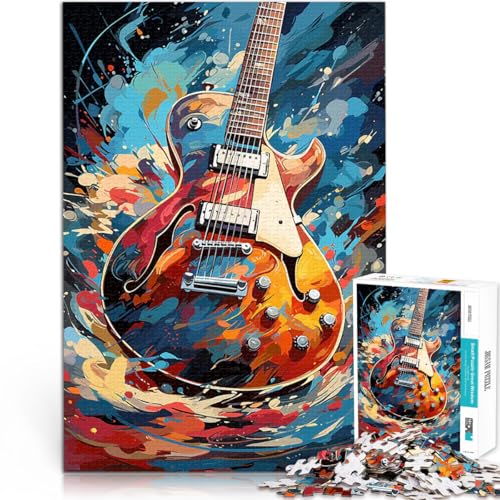 Puzzle 1000 Teile für Jugendliche Intellektuelles Spiel Anschlagdynamik für E-Gitarre Die Liebe zwischen Paaren stärken75x50cm von LKASGCBY