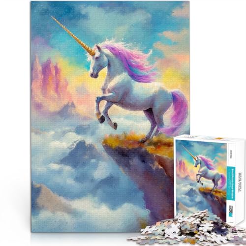 Puzzle 1000 Teile für Jugendliche Spielspielzeug Wildes und freies Einhorn Geburtstagsgeschenk, Geschenke75x50cm Puzzle 1000 Teile für Jugendliche Spielspielzeug Wildes und freies Einhorn Geburtstagsgeschenk, Geschenke75x50cm von LKASGCBY