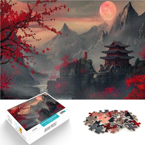 Puzzle 2000 Teile für Erwachsene Dekomprimierendes intellektuelles Lernspielzeug japanische Landschaft Lustiges Geschenk70x100cm von LKASGCBY