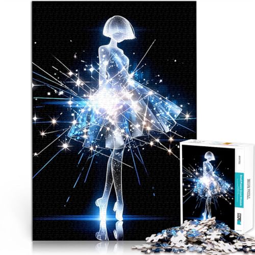 Puzzle 2000 Teile für Erwachsene Hands-on-Spiel Kristall-Diamant-Sternentanz mit vollständig ineinander greifenden, zufällig geformten Teilen70x100cm von LKASGCBY