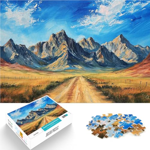 Puzzle 2000 Teile für Erwachsene Herausforderndes Spiel Wüstengebirge denn eignet ganze Familie70x100cm von LKASGCBY