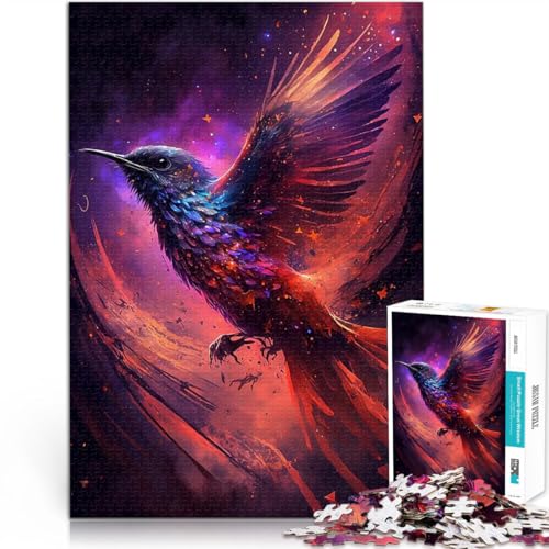 Puzzle 2000 Teile für Erwachsene Lernspiele DIY Spielzeug Mystischer Galaxienvogel einzigartiges Herausforderungsspiel70x100cm von LKASGCBY
