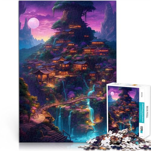 Puzzle 2000 Teile für Erwachsene Spielzeug Lernspiele Stressabbau Fantasielandschaft 15 Verbessern Sie das Gedächtnis70x100cm von LKASGCBY