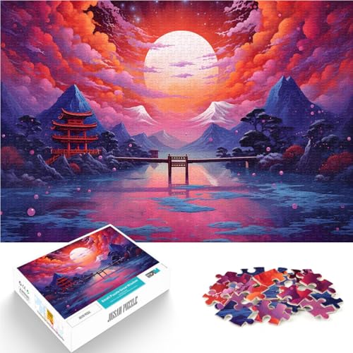 Puzzle 2000 Teile für Erwachsene Stressabbau Schwierige Herausforderung Fantasielandschaft 30 Wunschliste mit dem Weihnachtsmann70x100cm von LKASGCBY