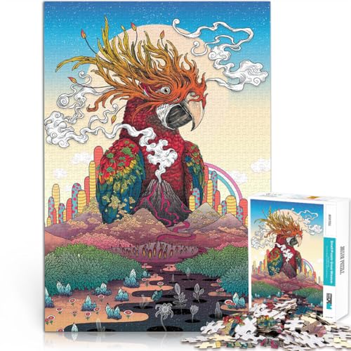 Puzzle 2000 Teile für Erwachsene Stressabbau – Staycation – Zeit totschlagen Magischer Papagei mit passendem Poster und Quizblatt70x100cm Puzzle 2000 Teile für Erwachsene Stressabbau – Staycation – Zeit totschlagen Magischer Papagei mit passendem Poster und Quizblatt70x100cm von LKASGCBY