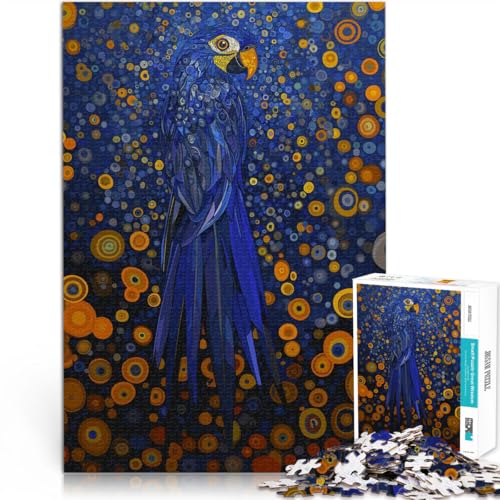 Puzzle 2000 Teile für Jugendliche Mustermontage Blauer Ara-Papagei in der sternenklaren Nacht Geburtstagsgeschenk, Geschenke70x100cm Puzzle 2000 Teile für Jugendliche Mustermontage Blauer Ara-Papagei in der sternenklaren Nacht Geburtstagsgeschenk, Geschenke70x100cm von LKASGCBY