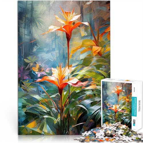 Puzzle für Erwachsene, 1000 Teile Lernspiele Heimdekoration Tropische Blumenmalerei Geeignet für die Schreibtischdekoration75x50cm Puzzle für Erwachsene, 1000 Teile Lernspiele Heimdekoration Tropische Blumenmalerei Geeignet für die Schreibtischdekoration75x50cm von LKASGCBY