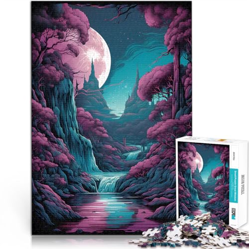 Puzzle für Erwachsene, 1000 Teile Pädagogisches Spielzeug zum Stressabbau Japanische Landschafts-Neonkunst Wanddekoration75x50cm Puzzle für Erwachsene, 1000 Teile Pädagogisches Spielzeug zum Stressabbau Japanische Landschafts-Neonkunst Wanddekoration75x50cm von LKASGCBY
