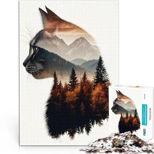 Puzzle für Erwachsene, 1000 Teile Spielzeug-Intellektuelles Spiel Katzenberglandschaft Einzigartige Geburtstags- und Geschenkideen75x50cm Puzzle für Erwachsene, 1000 Teile Spielzeug-Intellektuelles Spiel Katzenberglandschaft Einzigartige Geburtstags- und Geschenkideen75x50cm von LKASGCBY