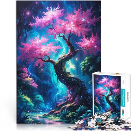 Puzzle für Erwachsene, 2000 Teile Lernspiele DIY Spielzeug Zauberwaldbaum denn eignet ganze Familie70x100cm von LKASGCBY