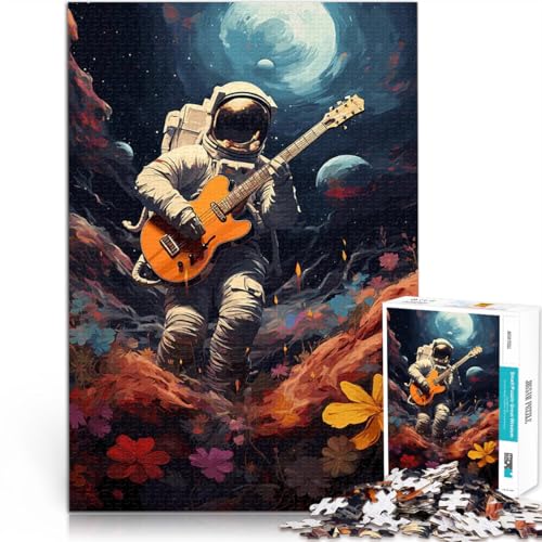 Puzzle für Erwachsene 1000 Teile Spiele Spielzeug Geschenk E-Gitarren-Voyager denn eignet ganze Familie52x38cm von LKASGCBY