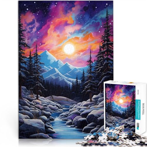 Puzzle für Erwachsene 2000 Teile Anspruchsvoll, Aber lustig und humorvoll Bergquellgewässer Einzigartige Wohndekoration und Geschenke70x100cm von LKASGCBY