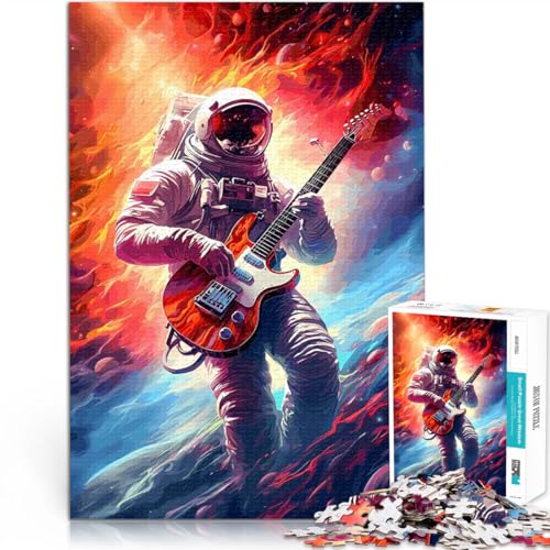 Puzzle für Erwachsene 2000 Teile Lernspiele Heimdekoration E-Gitarren-Gelassenheit mit passendem Poster und Quizblatt70x100cm von LKASGCBY