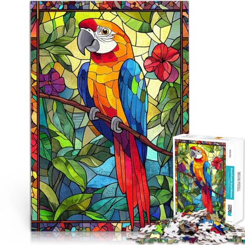 Puzzle für Erwachsene mit 2000 Teilen Lernspielzeug für die ganze Familie Papagei aus Buntglas Geeignet für die Schreibtischdekoration70x100cm Puzzle für Erwachsene mit 2000 Teilen Lernspielzeug für die ganze Familie Papagei aus Buntglas Geeignet für die Schreibtischdekoration70x100cm von LKASGCBY