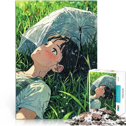 Puzzle für Jugendliche 1000 Teile Familienspiel zum Stressabbau, schwierige Herausforderung EIN Ghibli-Traum für Heimdekoration52x38cm von LKASGCBY