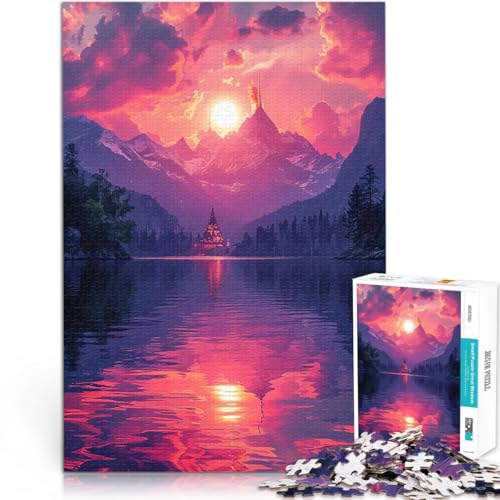 Puzzle für Jugendliche 1000 Teile Lernspiel-Herausforderungsspielzeug Sonnenuntergang Natur Landschaft Wanddekoration52x38cm Puzzle für Jugendliche 1000 Teile Lernspiel-Herausforderungsspielzeug Sonnenuntergang Natur Landschaft Wanddekoration52x38cm von LKASGCBY