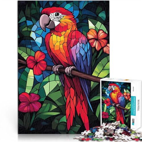 Puzzle für Jugendliche 2000 Teile pädagogische Herausforderung Papagei aus Buntglas mit passendem Poster und Quizblatt70x100cm Puzzle für Jugendliche 2000 Teile pädagogische Herausforderung Papagei aus Buntglas mit passendem Poster und Quizblatt70x100cm von LKASGCBY