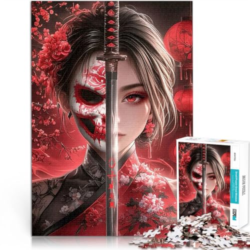 Puzzle für Teenager 1000 Teile Familienspiel für und Rotäugige Samurai-Frau Jedes Stück ist einzigartig – Anspruchsvolles Familienspiel52x38cm Puzzle für Teenager 1000 Teile Familienspiel für und Rotäugige Samurai-Frau Jedes Stück ist einzigartig – Anspruchsvolles Familienspiel52x38cm von LKASGCBY