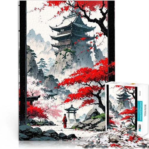 Puzzle für Teenager 1000 Teile Stressabbau-Spielzeug Japanische Tempellandschaft denn eignet ganze Familie75x50cm Puzzle für Teenager 1000 Teile Stressabbau-Spielzeug Japanische Tempellandschaft denn eignet ganze Familie75x50cm von LKASGCBY