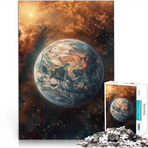 Puzzle für Teenager 2000 Teile Geschenke zum Suchbegriff: Herausfordernde Spiele Die Erde aus dem Weltraum Heimdekoration Spielzeug70x100cm von LKASGCBY