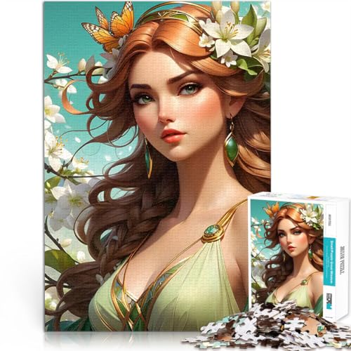 Puzzle für Teenager 2000 Teile Spielzeug-Intellektuelles Spiel Ingwergöttin des Frühlings Lernspiel für Geburtstag, Weihnachten70x100cm von LKASGCBY