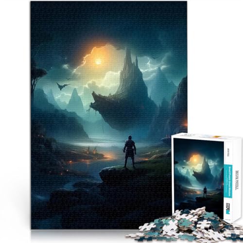Puzzle für Teenager 2000 Teile Trainieren Sie Ihr Gehirn und Ihre Hände Drachenreich Geschenke für Freunde und Familie70x100cm von LKASGCBY