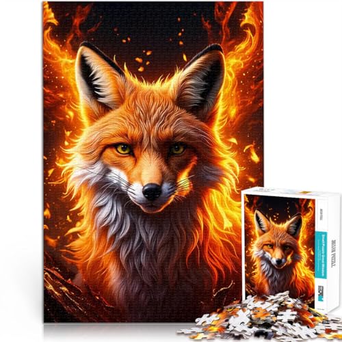 Teenager 1000 Teile Puzzle Gehirnintelligenz-Herausforderung süchtig machendes Spielzeug Feuerfuchs Lustiges Geschenk52x38cm Teenager 1000 Teile Puzzle Gehirnintelligenz-Herausforderung süchtig machendes Spielzeug Feuerfuchs Lustiges Geschenk52x38cm von LKASGCBY