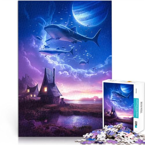 Teenager 1000-teiliges Puzzle Dekomprimierendes intellektuelles Lernspielzeug Mystische Welten Geschenke für Freunde und Familie38x26cm von LKASGCBY