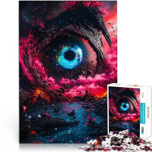 Teenager 1000-teiliges Puzzle Lernspiele DIY Spielzeug Kosmische Augenlandschaft Lustige Aktivitäten für zu Hause, Geburtstagsgeschenk, Reisegeschenk,38x26cm Teenager 1000-teiliges Puzzle Lernspiele DIY Spielzeug Kosmische Augenlandschaft Lustige Aktivitäten für zu Hause, Geburtstagsgeschenk, Reisegeschenk,38x26cm von LKASGCBY