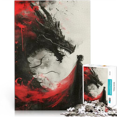 Teenager 2000-teiliges Puzzle Geschenke zum Suchbegriff: Herausfordernde Spiele Drachentintenschatten für Heimdekoration70x100cm von LKASGCBY