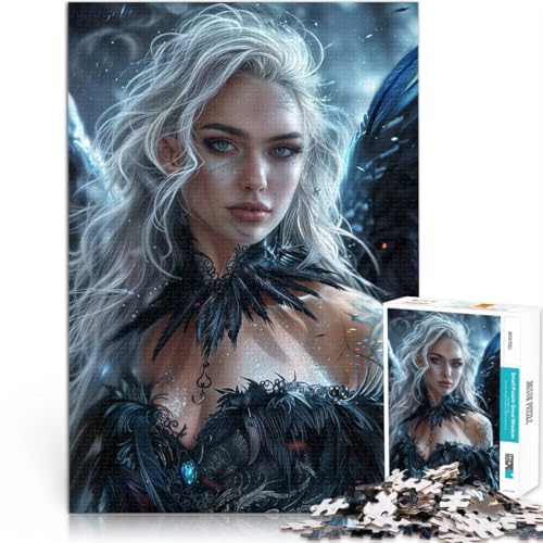 Teenager-Puzzle 1000 Teile Lernspiele Heimdekoration Bezaubernder EIS-Sukkubus denn eignet ganze Familie38x26cm von LKASGCBY