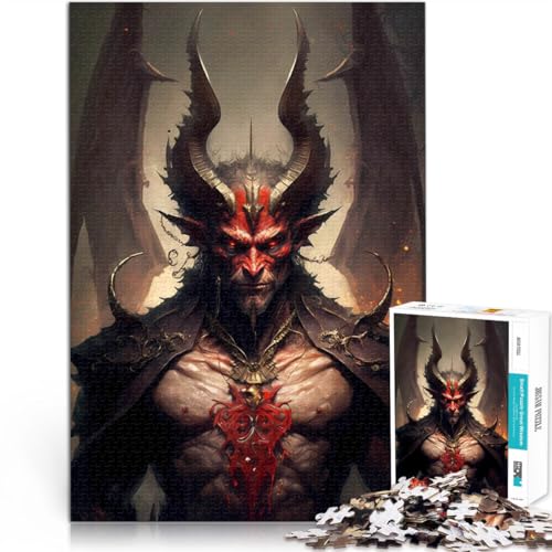 Teenager-Puzzle 1000 Teile Spielzeug Lernspiele Stressabbau Drachen-Fantasy-Fiction Geburtstagsgeschenk, Geschenke, Wandkunst52x38cm von LKASGCBY