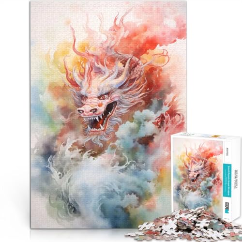 Teenager-Puzzle 1000 Teile Trainieren Sie Ihr Gehirn und Ihre Hände Japanischer Drache Japan Lernspiel für Geburtstag, Weihnachten38x26cm Teenager-Puzzle 1000 Teile Trainieren Sie Ihr Gehirn und Ihre Hände Japanischer Drache Japan Lernspiel für Geburtstag, Weihnachten38x26cm von LKASGCBY