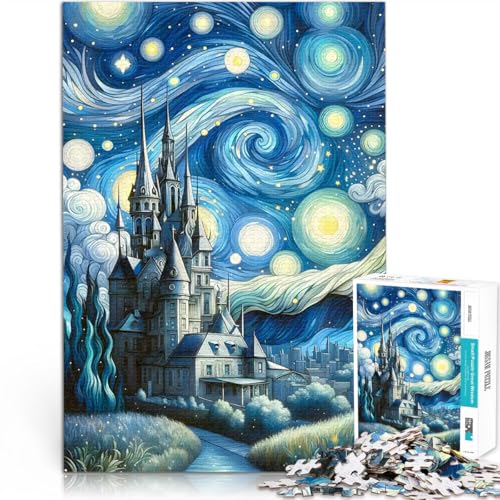Teenager-Puzzles 1000 Teile Anspruchsvolles Spiel und Familienspaß Sternennacht Schloss Van Go Tolle Geschenke und Spielzeuge38x26cm Teenager-Puzzles 1000 Teile Anspruchsvolles Spiel und Familienspaß Sternennacht Schloss Van Go Tolle Geschenke und Spielzeuge38x26cm von LKASGCBY
