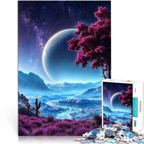 Teenager-Puzzles 1000 Teile Dekomprimierendes intellektuelles Lernspielzeug Himmlischer Horizont Einzigartige Geburtstags- und Geschenkideen38x26cm von LKASGCBY