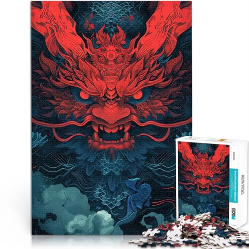Teenager-Puzzles 1000 Teile Dekomprimierendes intellektuelles Lernspielzeug Teufelsschädel Geschenke für Freunde und Familie52x38cm Teenager-Puzzles 1000 Teile Dekomprimierendes intellektuelles Lernspielzeug Teufelsschädel Geschenke für Freunde und Familie52x38cm von LKASGCBY