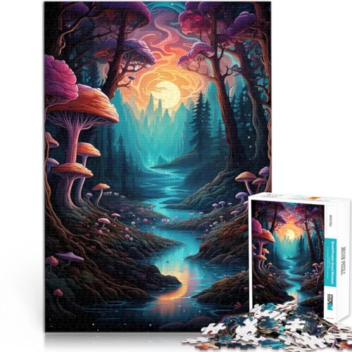 Teenager-Puzzles 1000 Teile Familienspiel zum Stressabbau, schwierige Herausforderung Fantasielandschaft tolles Geschenk38x26cm von LKASGCBY
