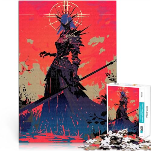 Teenager-Puzzles 1000 Teile Trainieren Sie Ihr Gehirn und Ihre Hände Dark Fantasy-Kern mit passendem Poster und Quizblatt75x50cm von LKASGCBY