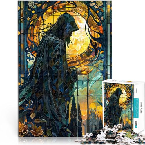 Teenager-Puzzles 2000 Teile Pädagogisches Spielzeug zum Stressabbau Buntglasmagier Künstlersammlung, Bildende Kunst70x100cm von LKASGCBY