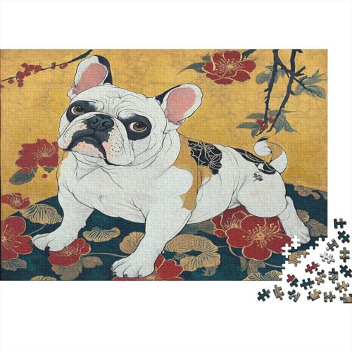 BULLHund Puzzlespiel 1000 Teile Puzzle Für Erwachsene Und Kinder Ab 14 Jahren, Erwachsenen Puzzlespiel Puzzel 1000pcs (75x50cm) von LKBASOEGD