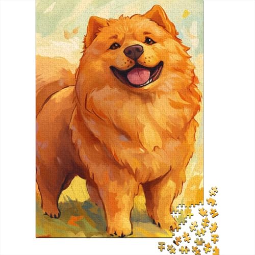 Chow Chow Chow Chow Puzzle 1000-teilige Schwer Puzzle Spielzeug Pädagogisches Spiel Impossible Herausforderung Spielzeug Für Erwachsene Und Kinder Ab 12 Jahren 1000pcs (75x50cm) von LKBASOEGD