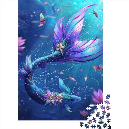 Fisch Puzzles 1000 Teile Schwer Puzzle Spielzeug Lernspiel Impossible Herausforderung Spielzeug Für Erwachsene Und Kinder Ab 12 Jahren 1000pcs (75x50cm) von LKBASOEGD