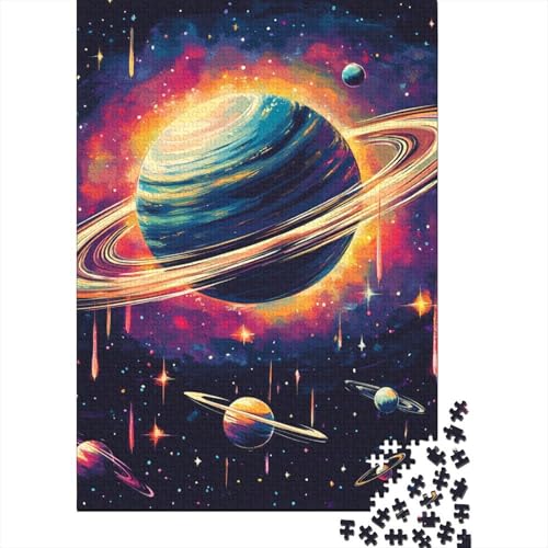 Kosmischer Sternenhimmel Puzzle 1000-teilige Schwer Puzzle Spielzeug Lernspiel Impossible Herausforderung Spielzeug Für Erwachsene Und Kinder Ab 12 Jahren 1000pcs (75x50cm) von LKBASOEGD