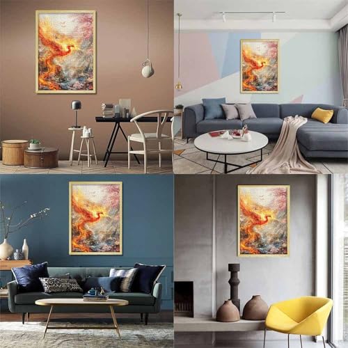 Phoenix Puzzles 1000 Teile Schwer Puzzle Spielzeug Pädagogisches Spiel Impossible Herausforderungsspielzeug Für Erwachsene Kinder 1000pcs (75x50cm) von LKBASOEGD