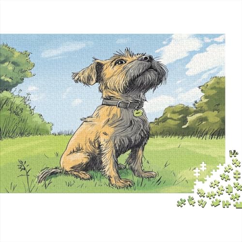Schnauzer 1000 Teile Puzzle, Puzzles Für Erwachsene, 1000 Teile Puzzlespiel Für Jugendliche & Erwachsene Puzzlespiel Puzzel 1000pcs (75x50cm) von LKBASOEGD