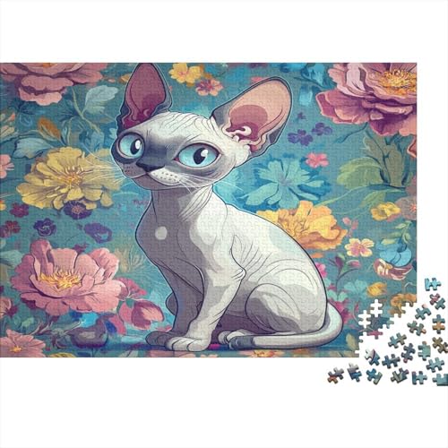 Sphinx Katze Puzzle 1000 Teile Puzzle Für Erwachsene Und Kinder Ab 14 Jahren Puzzel 1000pcs (75x50cm) von LKBASOEGD