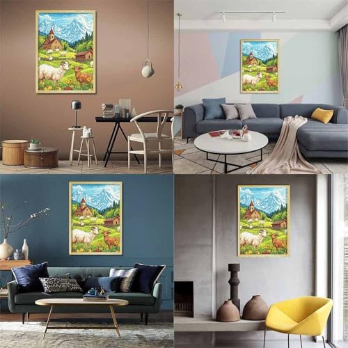 Ziege Puzzle 1000 Teile Schwer Puzzle Spielzeug Pädagogisches Spiel Impossible Herausforderungsspielzeug Für Erwachsene Und Kinder in Bewährter 1000pcs (75x50cm) von LKBASOEGD